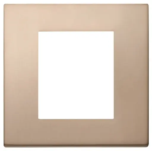 [VI30642.71] Vimar Linea - Plaque de recouvrement 2M (Métal bronze)