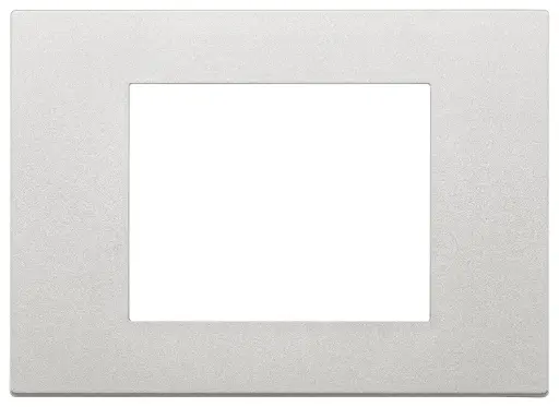 [VI30653.20] Vimar Linea - Afdekraam 3M (Technopolymeer -  zilver)