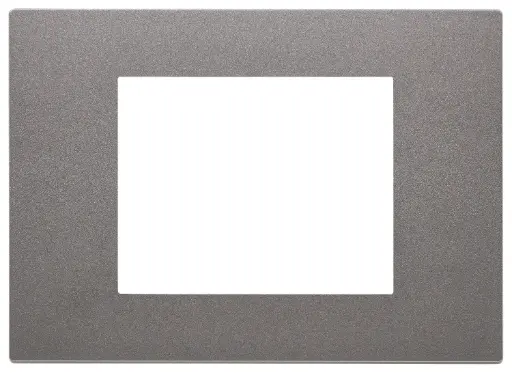 [VI30653.22] Vimar Linea - Plaque de recouvrement 3M (Techno métal)