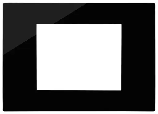 [VI30653.42] Vimar Linea - Plaque de recouvrement 3M (Reflex noir)