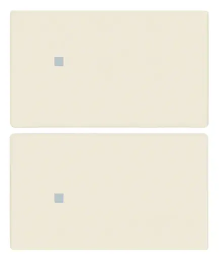 [VI31480.2C] Vimar Linea - 2 halve knoppen 2M (Custom - canvas)