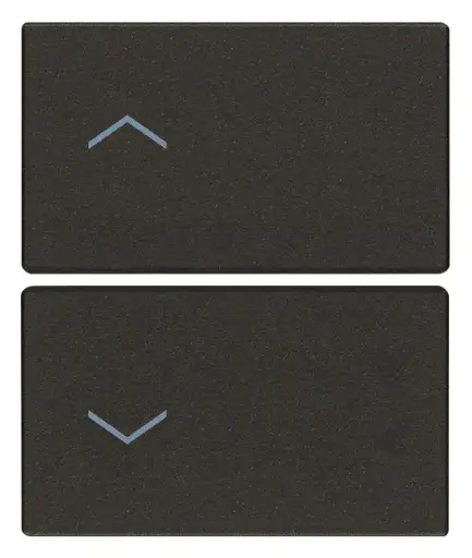 [VI31480.2FG] Vimar Linea - 2 demi-boutons 2M (Flèches- noir)