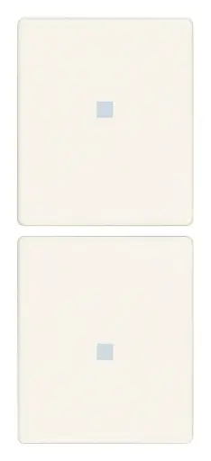 [VI31480.B] Vimar Linea - 2 halve knoppen 1M (Custom - wit)