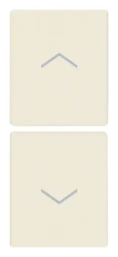 [VI31480.FC] Vimar Linea - 2 halve knoppen 1M (Pijlen - canvas)