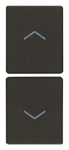 [VI31480.FG] Vimar Linea - 2 demi-boutons 1M (Flèches - noir)