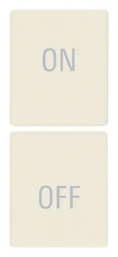 [VI31480.YC] Vimar Linea - 2 demi-boutons 1M (ON/OFF - canvas)