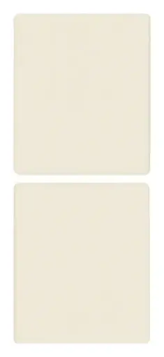 [VI31480.ZC] Vimar Linea - 2 halve knoppen 1M (Blanco - canvas)