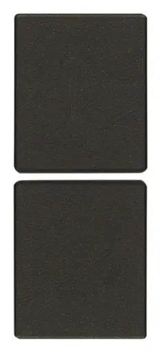 [VI31480.ZG] Vimar Linea - 2 demi-boutons 1M (Blanco - noir)