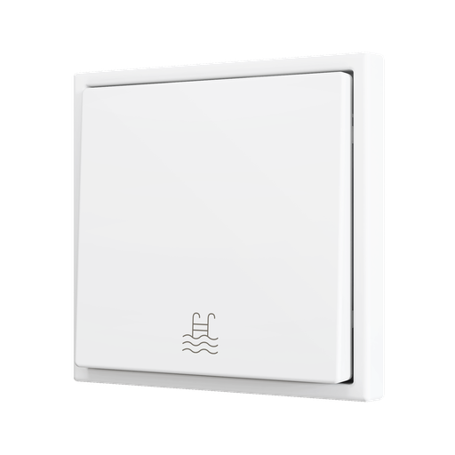 [ZEZS701PB1MWC] Zennio ZS70 - Soft drukknop - enkel 1-v (Mat wit - Custom) - vanaf 100 stuks