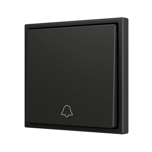 [ZEZS701PB1DA] Zennio ZS70 - Bouton poussoir Soft - simple 1-v - Icône de sonnette (Anthracite) - VPE=10
