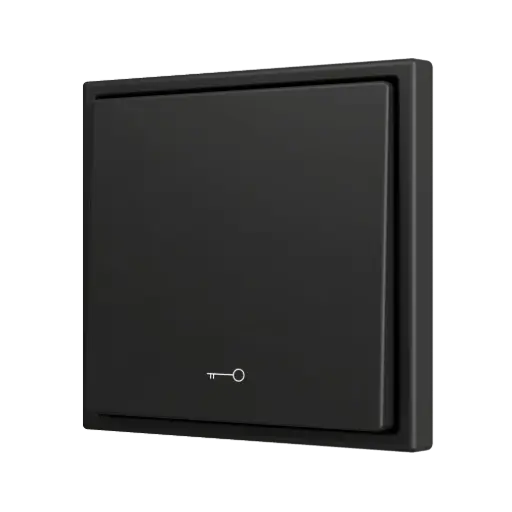 [ZEZS701PB1KA] Zennio ZS70 - Soft drukknop - enkel 1-v - sleutel icoon (Antraciet) - VPE=10