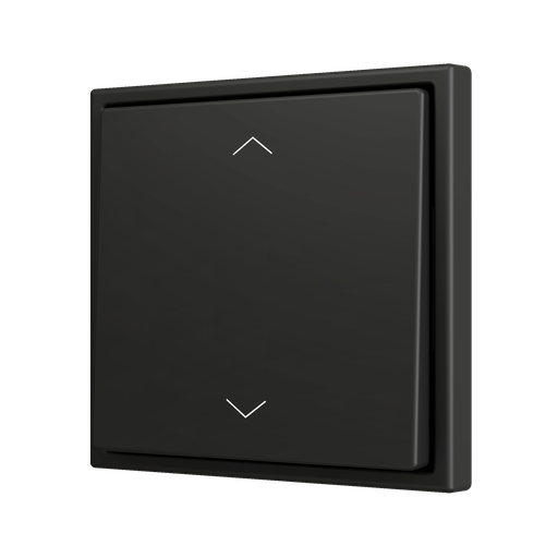 [ZEZS701PB2SHA] Zennio ZS70 - Bouton poussoir Soft - simple 2-v - Icône de volet (Anthracite) - VPE=10