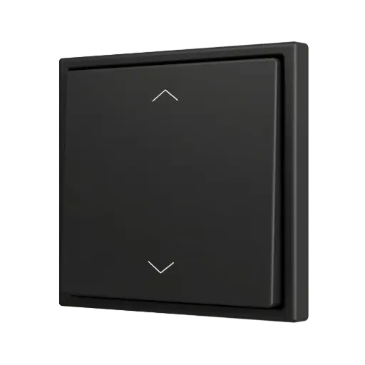 [ZEZS701PB2SHA] Zennio ZS70 - Bouton poussoir Soft - simple 2-v - Icône de volet (Anthracite) - VPE=10