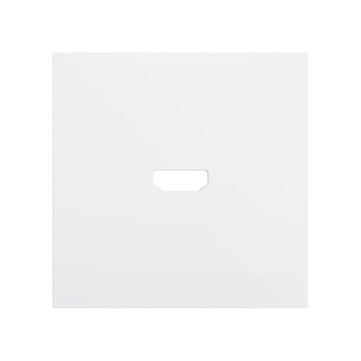 [ZEZS70CHMW] Zennio ZS70 - HDMI centraalplaat (Mat wit)