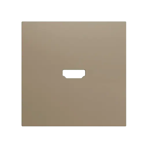 [ZEZS70CHC] Zennio ZS70 - HDMI centraalplaat (Champagne)