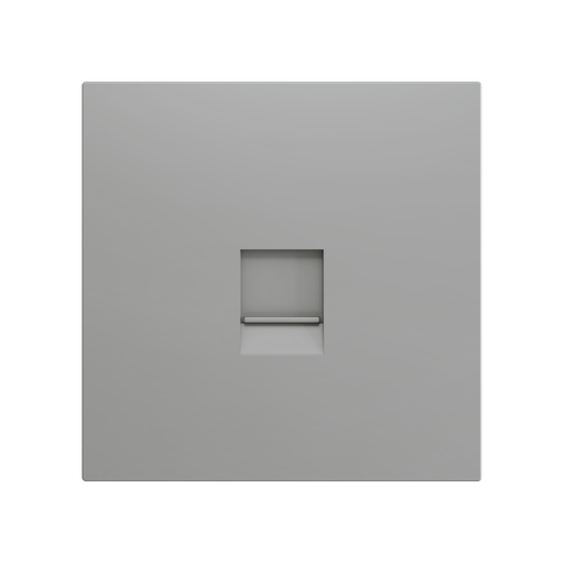 [ZEZS70C145S] Zennio ZS70 - Cache pour connecteur RJ45 simple (Argent)