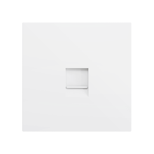 [ZEZS70C145MW] Zennio ZS70 - Cache pour connecteur RJ45 simple (Blanc mat)