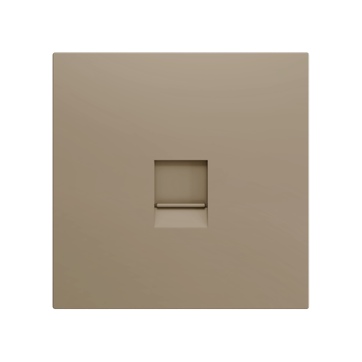 [ZEZS70C145C] Zennio ZS70 - Cache pour connecteur RJ45 simple (Champagne)