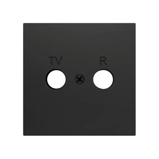 [ZEZS70CTVRA] Zennio ZS70 - TV-R centraalplaat (Antraciet)