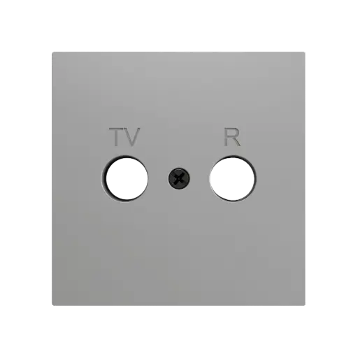 [ZEZS70CTVRS] Zennio ZS70 - TV-R centraalplaat (Zilver) - VPE=10