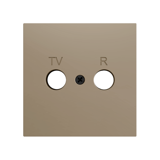 [ZEZS70CTVRC] Zennio ZS70 - TV-R centraalplaat (Champagne)