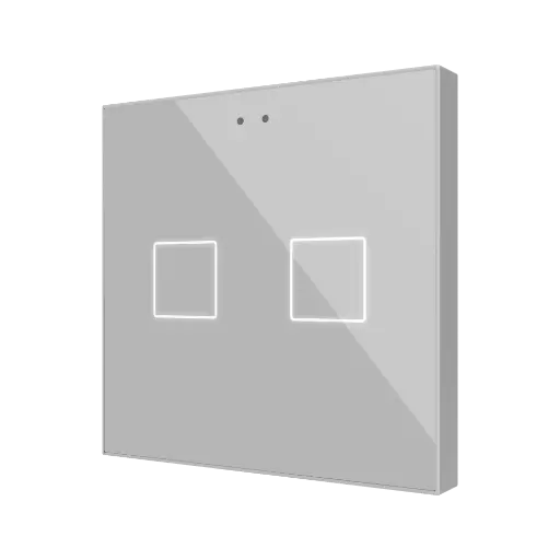 [ZEZVIFR2S] Zennio Flat RGB 2 (Argent)