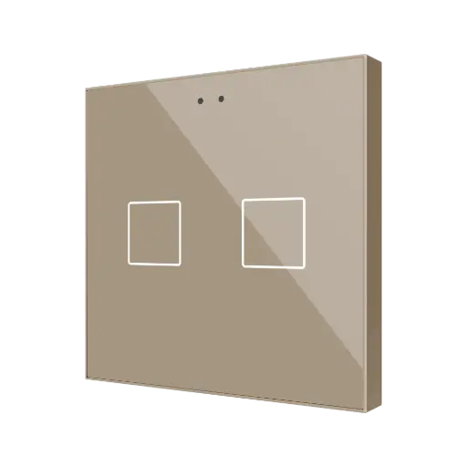 [ZEZVIFR2C] Zennio Flat RGB 2 (Champagne)