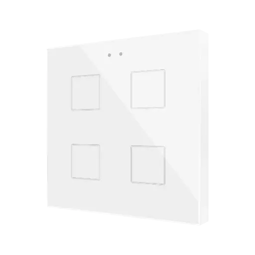 [ZEZVIFR4W] Zennio Flat RGB 4 (Wit)