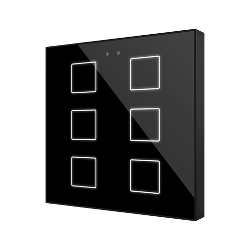 [ZEZVIFR6A] Zennio Flat RGB 6 (Antraciet)