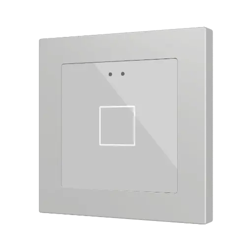 [ZEZVIFR55X1S] Zennio Flat RGB 55 X1 (Argent)
