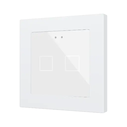 [ZEZVIFR55X2W] Zennio Flat RGB 55 X2 (Blanc)