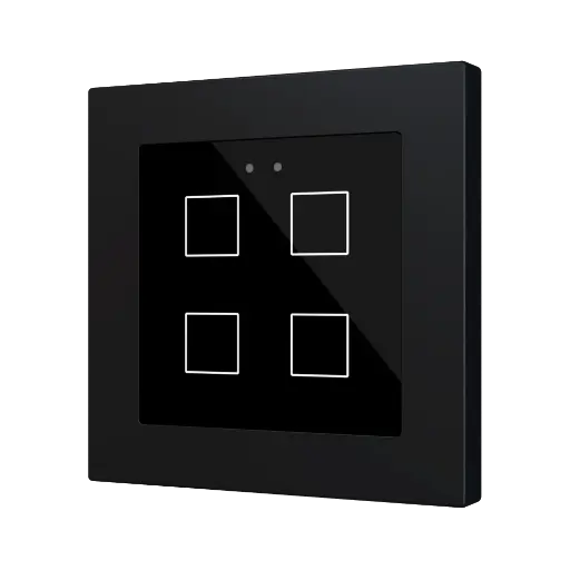 [ZEZVIFR55X4A] Zennio Flat RGB 55 X4 (Antraciet)