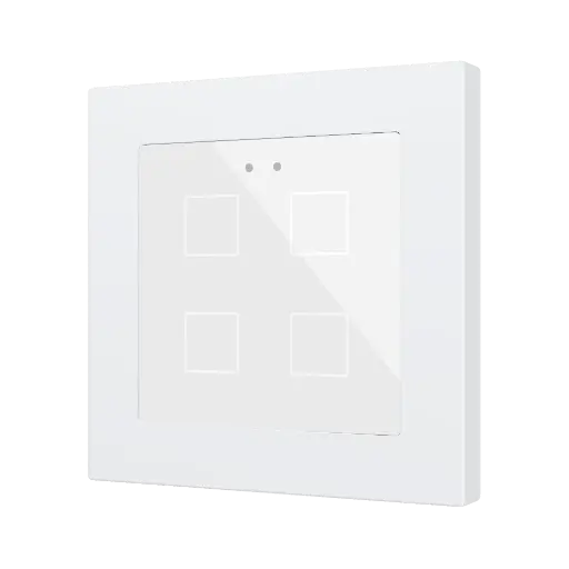 [ZEZVIFR55X4W] Zennio Flat RGB 55 X4 (Wit)