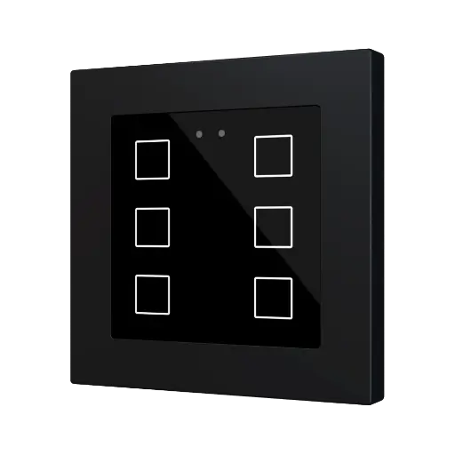 [ZEZVIFR55X6A] Zennio Flat RGB 55 X6 (Anthracite)