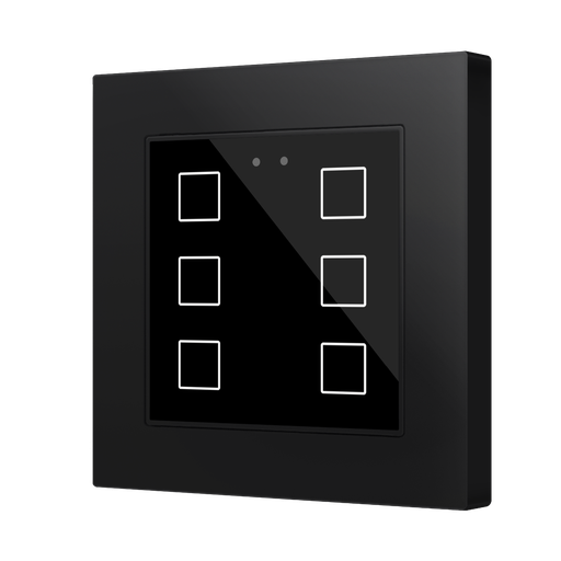 [ZEZVIFR55X6A] Zennio Flat RGB 55 X6 (Anthracite)