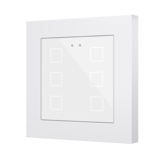 [ZEZVIFR55X6W] Zennio Flat RGB 55 X6 (Wit)