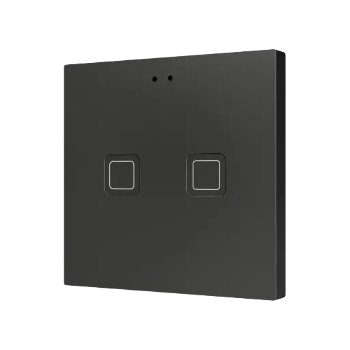 [ZEZVITR2A] Zennio Tecla RGB 2 (Antraciet)