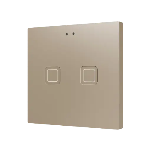 [ZEZVITR2C] Zennio Tecla RGB 2 (Champagne)