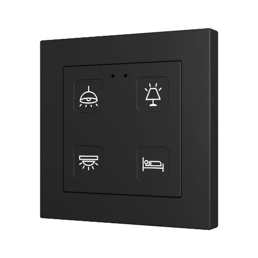 [ZEZVITR55X4] Zennio Tecla RGB 55 X4 (Custom)