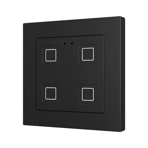 [ZEZVITR55X4A] Zennio Tecla RGB 55 X4 (Antraciet)