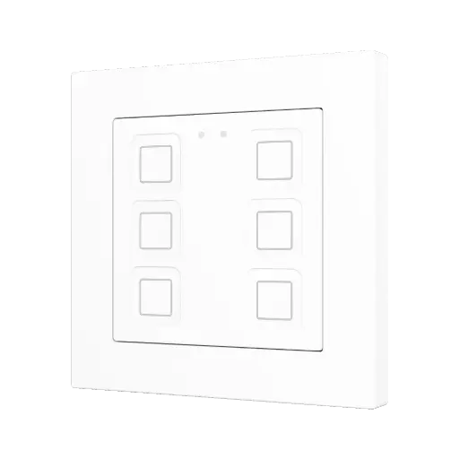 [ZEZVITR55X6W] Zennio Tecla RGB 55 X6 (Wit)
