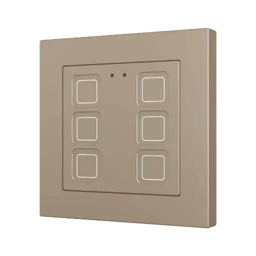 [ZEZVITR55X6C] Zennio Tecla RGB 55 X6 (Champagne)