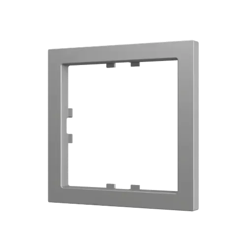 [ZEZS55ADAPS] Zennio ZS55/ZS70 - Adapterframe (silver)