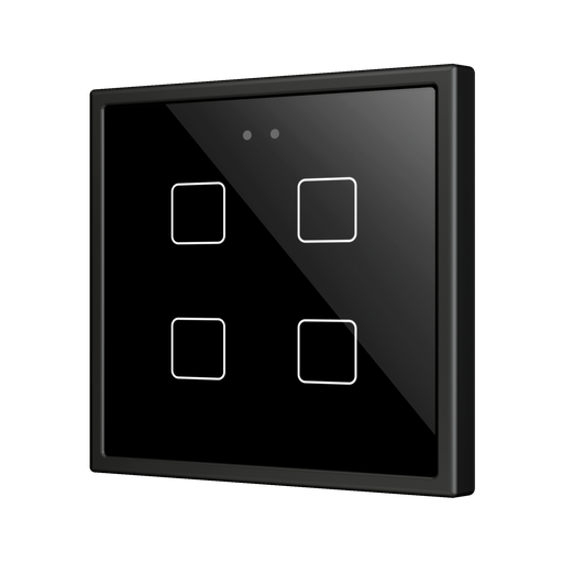 [ZEZVIFR70X4A] Zennio Flat RGB 70 X4 (Antraciet)