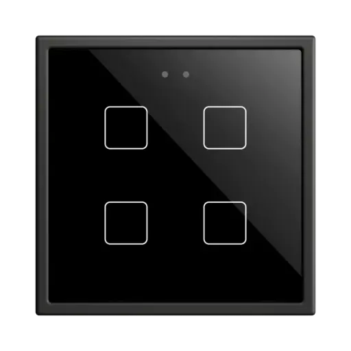 [ZEZVIFR70X4A] Zennio Flat RGB 70 X4 (Antraciet)