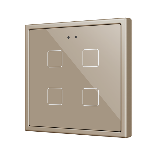 [ZEZVIFR70X4C] Zennio Flat RGB 70 X4 (Champagne)