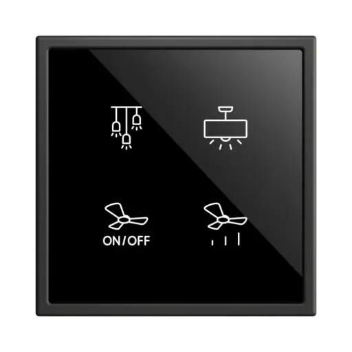 [ZEZVIFR70X4] Zennio Flat RGB 70 X4 (Custom)