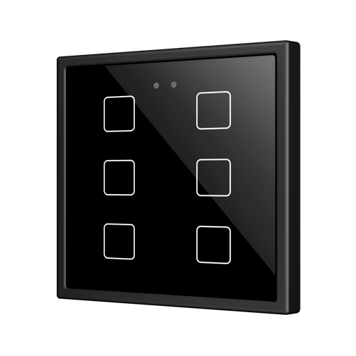 [ZEZVIFR70X6A] Zennio Flat RGB 70 X6 (Antraciet)