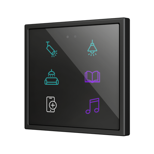 [ZEZVIFR70X6] Zennio Flat RGB 70 X6 (Custom)