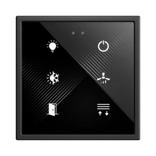 [ZEZVIFR70X6] Zennio Flat RGB 70 X6 (Custom)